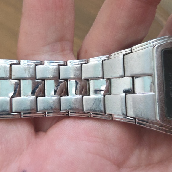 Kenneth Cole Silver Watch with Black Dial - Picture 8 of 8